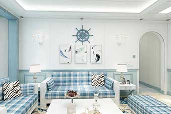 崇左地中海风格-客厅