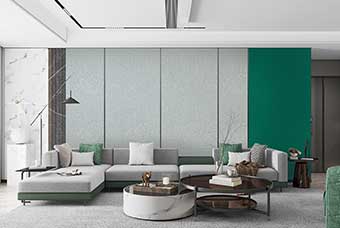 崇左轻奢风格-客厅