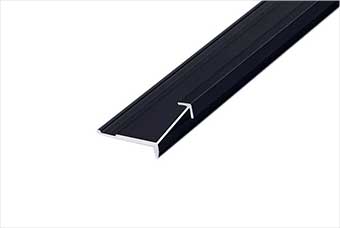 崇左航空纤维墙咔铝合金阳角线（哑黑氧化）