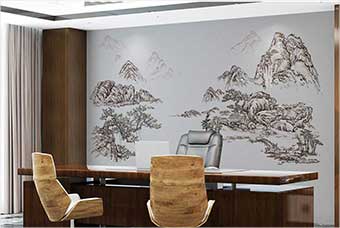 崇左森佰汇航空纤维墙咔(山水之间)