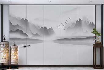 崇左森佰汇航空纤维(山水画系列)